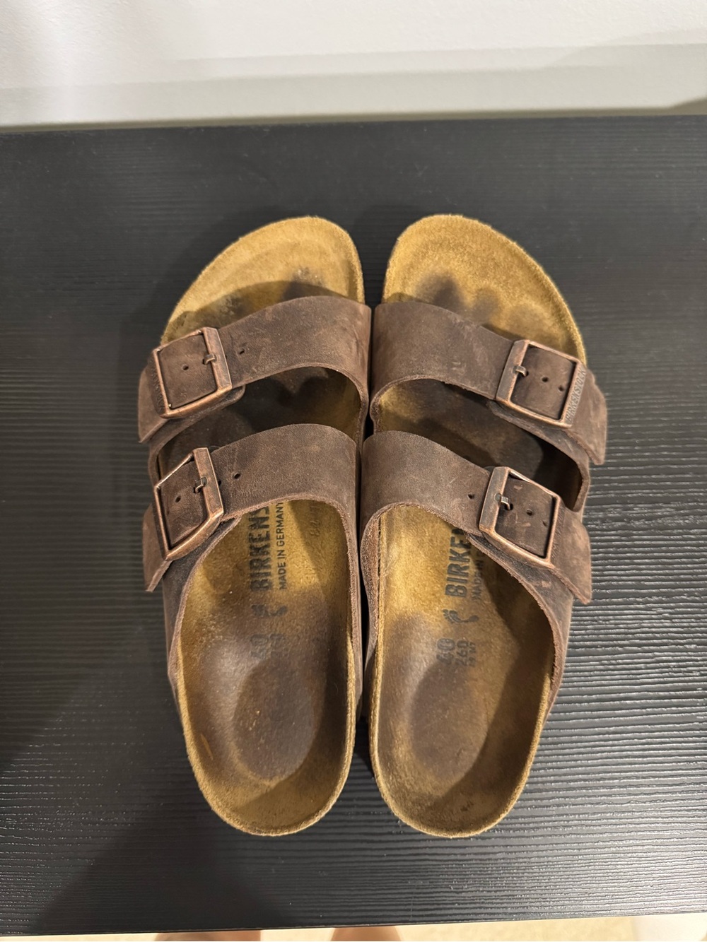 Birkenstock Brown Two-Strap Arizona Sandals - Picture 1 of 4